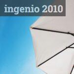white patio umbrella